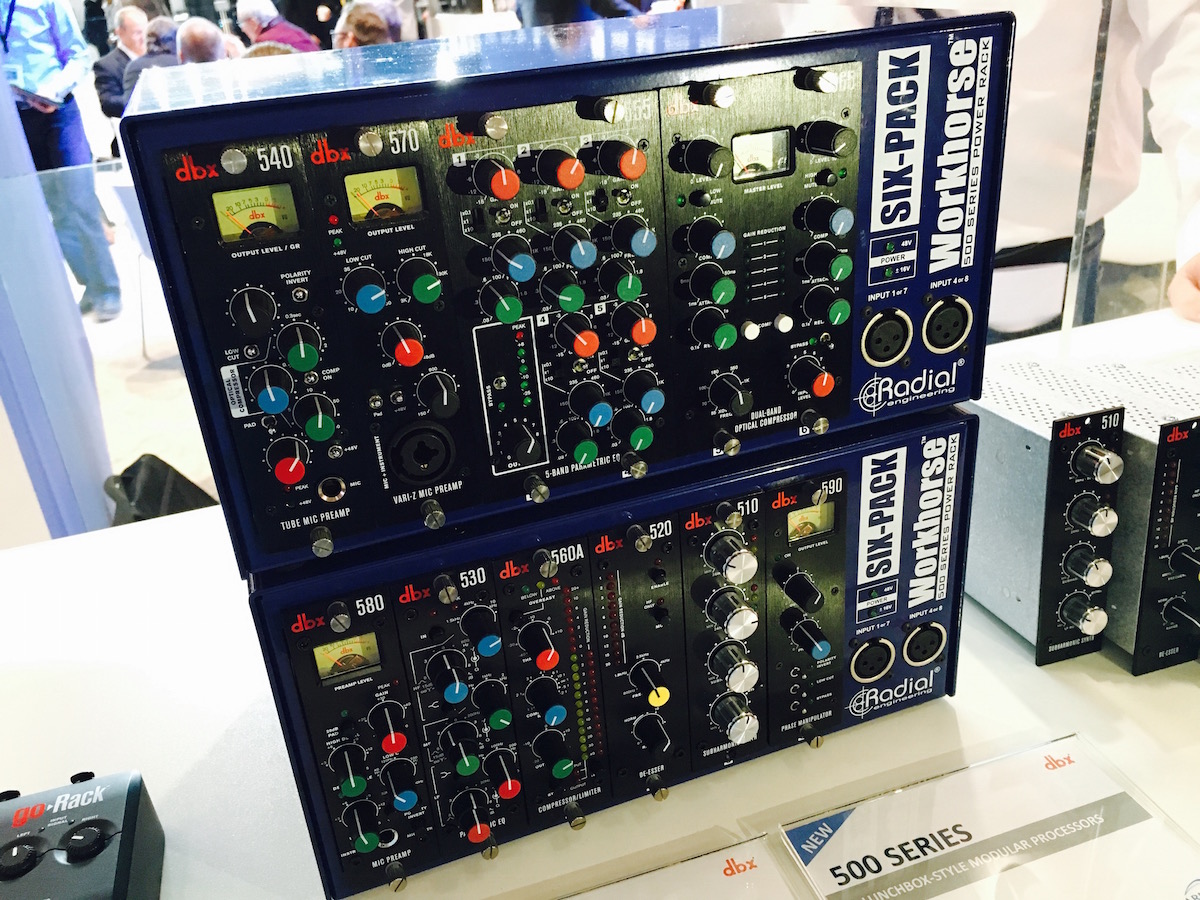 DBX shows new 500 modules at Musikmesse 2016