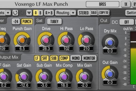 Voxengo updates LF Max Punch plug-in to 1.6