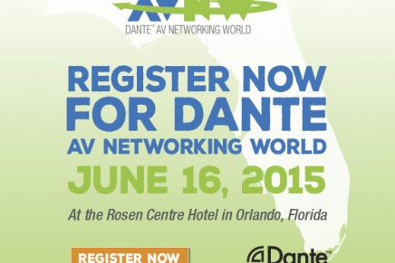 Join Mackie at Dante AV Networking World – InfoComm 2015