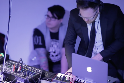 Innovative Laptop Battle with Mackie Sound System