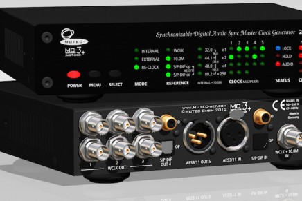 MUTEC’s MC-3+ Smart Clock now with black Front Panel
