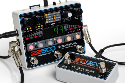 Electro Harmonix announces the EHX 22500 Dual Stereo Looper