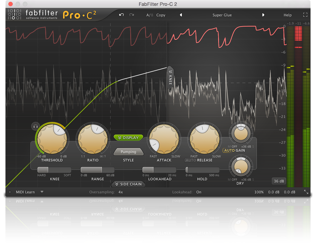 FabFilter releases FabFilter ProC 2 compressor plugin Gearjunkies Music tech news, Reviews