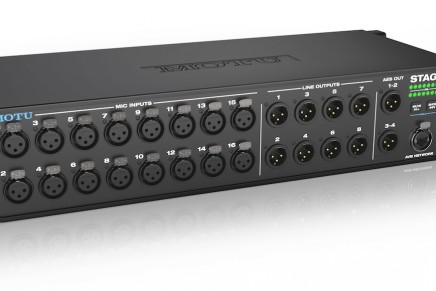 MOTU is shipping the Stage-B16 stage box – rack-mount mixer – audio interface