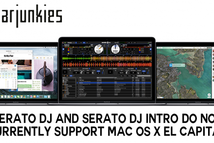 Serato DJ and Serato DJ Intro do not currently support Mac OS X El Capitan (10.11)