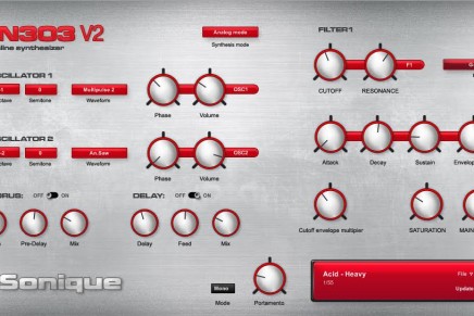 G-Sonique releases ALIEN303 V2