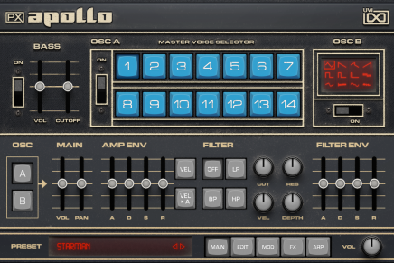 UVI announces Prototype Series instruments PX Apollo
