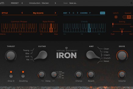 UJAM announces Virtual Guitarist IRON software