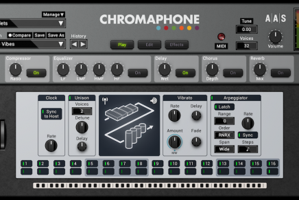 Applied Acoustics Systems announces Chromaphone 2 percussion synthesizer plug-in