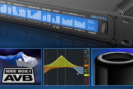 MOTU audio interfaces deliver AVB/TSN Ethernet support for OSX