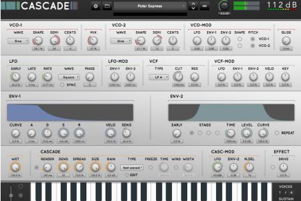 112dB releases Cascade – a new creative form of synthesis