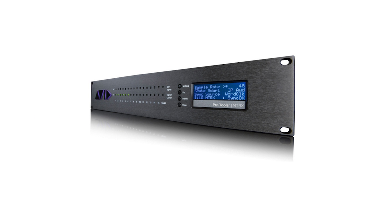 Avid unveils Pro Tools MTRX audio interface Gearjunkies Music tech