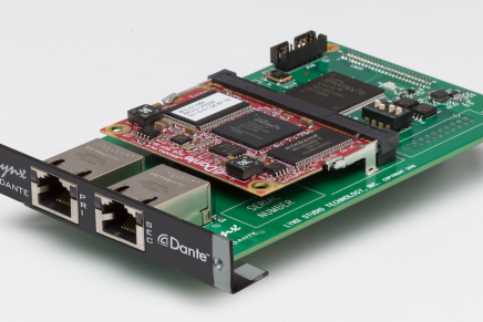 Lynx introduces Dante LSlot interface for Lynx Hilo and Aurora