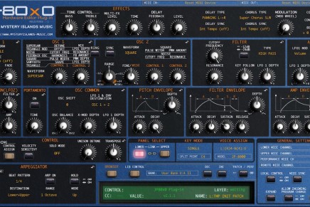 Mystery Islands Music updates the Roland JP-80×0 AU / VST controller plugin for JP8000 and JP8080