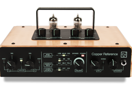 Tracktion announces Copper Reference stereo tube audio interface