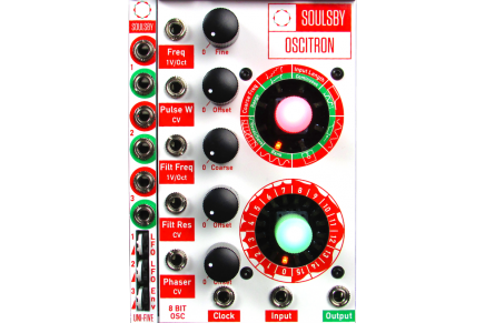 Soulsby synthesizers announces the Oscitron 8-bit wavetable oscillator eurorack module