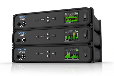 MOTU announces three new audio interfaces the M64, 8D and LP32