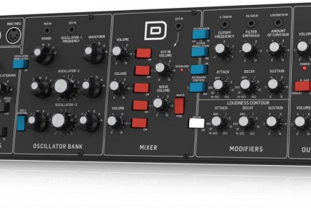 Behringer announces the D desktop / rack – Moog model D clone