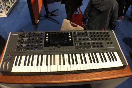 Waldorf shows Quantum 8 Voice hybrid poly synthesizer at Musikmesse 2017