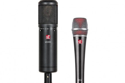 sE Electronics announces updated sE2200 condenser and new V7 X dynamic Instrument microphone