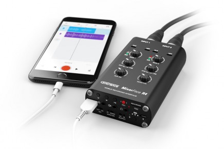 CEntrance announces MixerFace R4 mobile recording interface