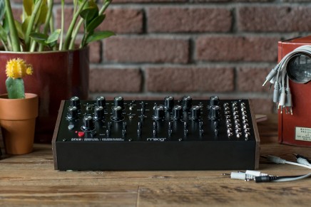 Moog introduces DFAM the Drummer From Another Mother semi-modular analog percussion synthesizer