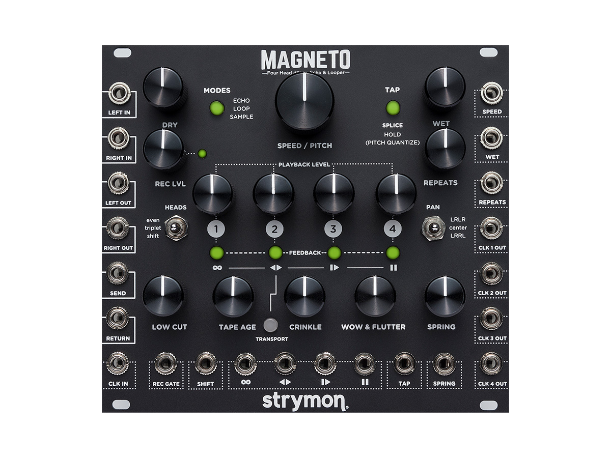Strymon announces Tape Delay, Looper and more for Eurorack