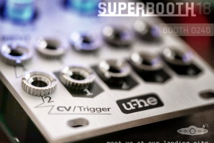 U-HE shows a Eurorack teaser for the upcoming  Superbooth show in Berlin