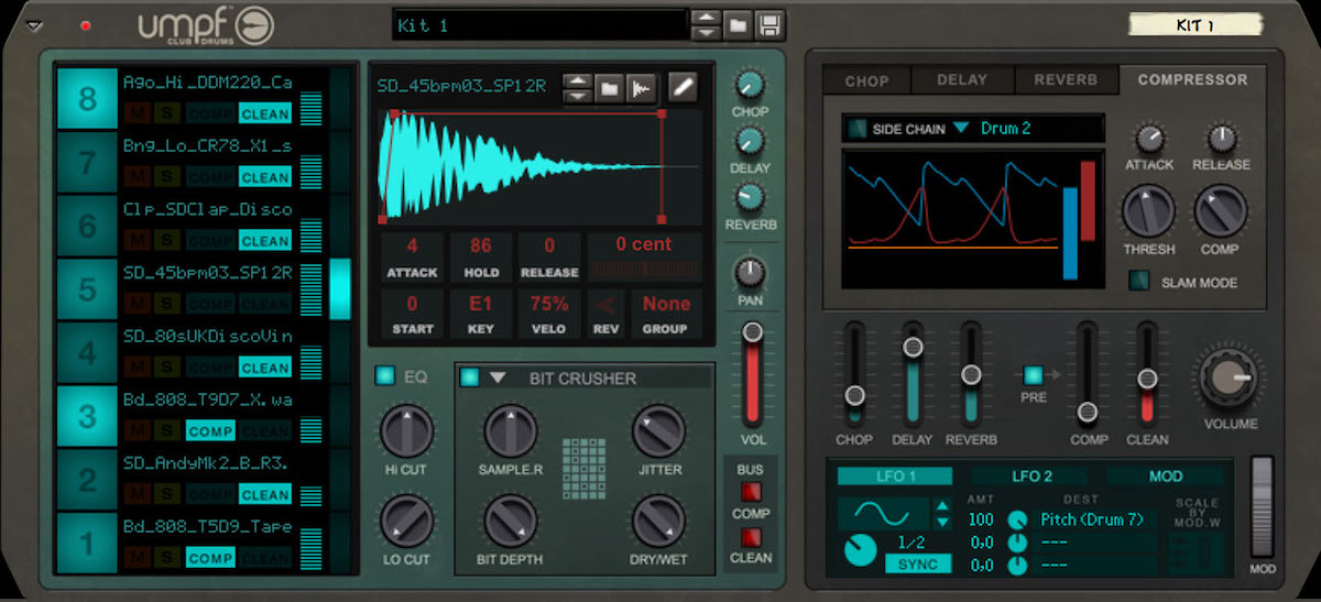 Propellerhead releases Umpf Club drums rack extension for Reason