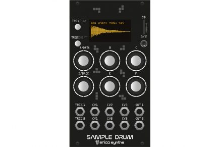 Erica Synths Unveils Sample Drum Module