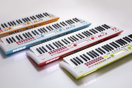 Korg announces four new neon-coloured models of the KROSS synthesizer