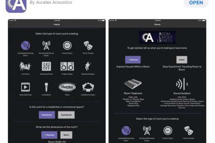 Auralex Acoustics offers standalone app RLX – Room Layout eXpress