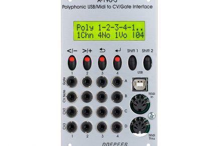 Doepfer announces a quintet of polyphonic eurorack module