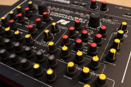 The new Analogue Solutions Impulse Command analogue synthesizer at Superbooth19