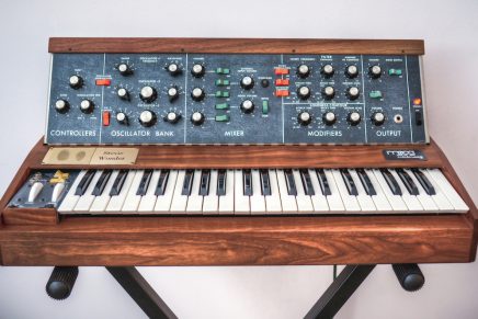 Bob Moog Foundation Announces 2019 Raffle for Vintage Minimoog Synthesizer Signed by Stevie Wonder