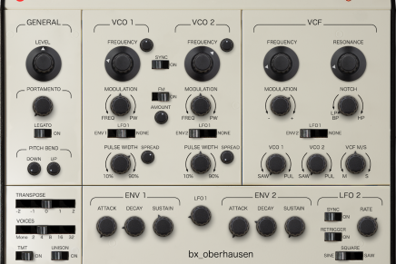 Brainworx Audio announces first virtual synthesizer bx_oberhausen