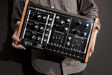 MIND Music Labs lets Powered by ELK Retrologue 2 desktop synthesizer prototype for Steinberg at Superbooth19