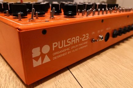 SOMA Laboratory shows the PULSAR-23 drum machine