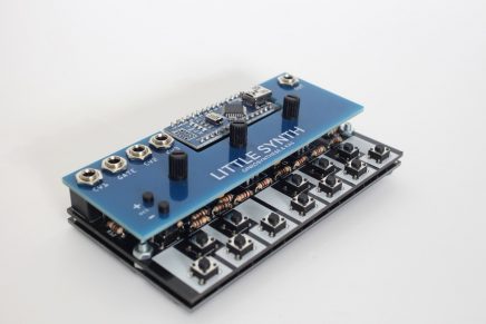 Ginkosynthesis announces the Little synth DIY kit