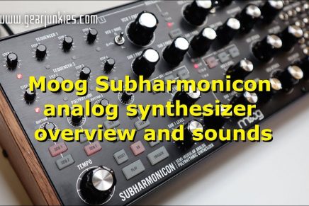 Gearjunkies video – Moog Subharmonicon analog synthesizer overview and sounds
