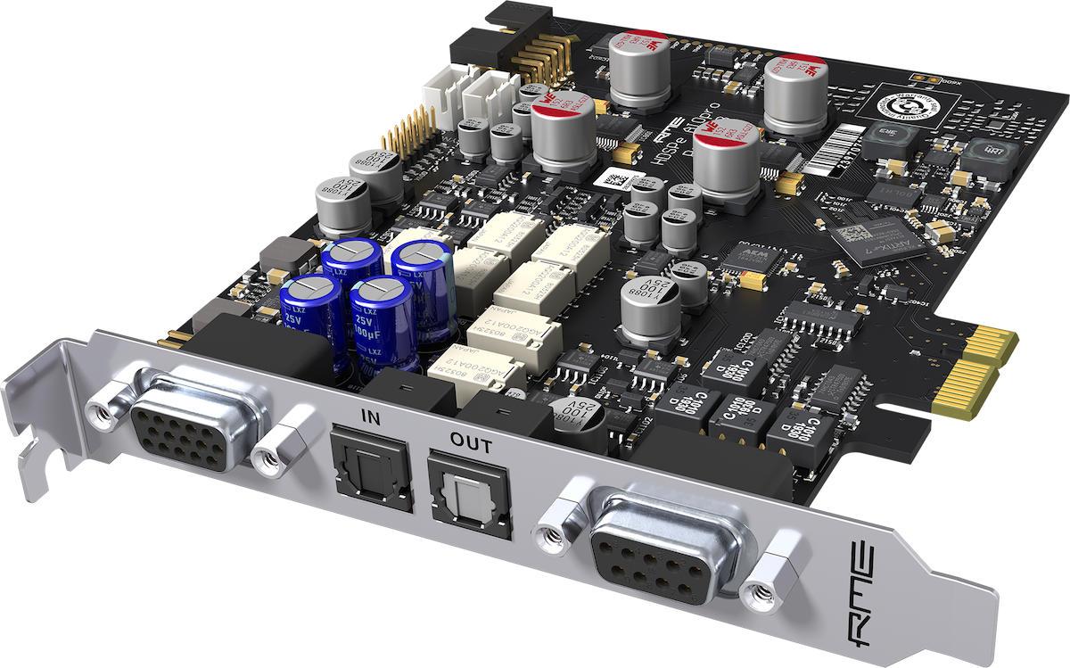 RME announces new HDSPe AIO Pro PCI Express Audio Interface Gearjunkies Music tech news