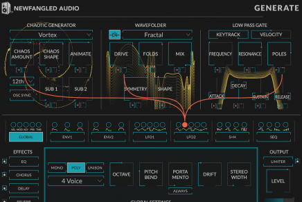 Eventide and Newfangled Audio announces Generate – a synthesizer to create chaos Buchla style