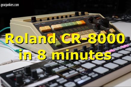 Roland CR- 8000 with Tubbutec niPulse in 8 minutes