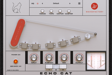 Wavesfactory announces Echo Cat tape delay plug-in