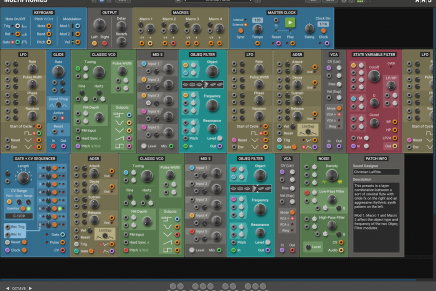 Applied Acoustics Systems releases Multiphonics CV-1 modular synthesizer plug-in