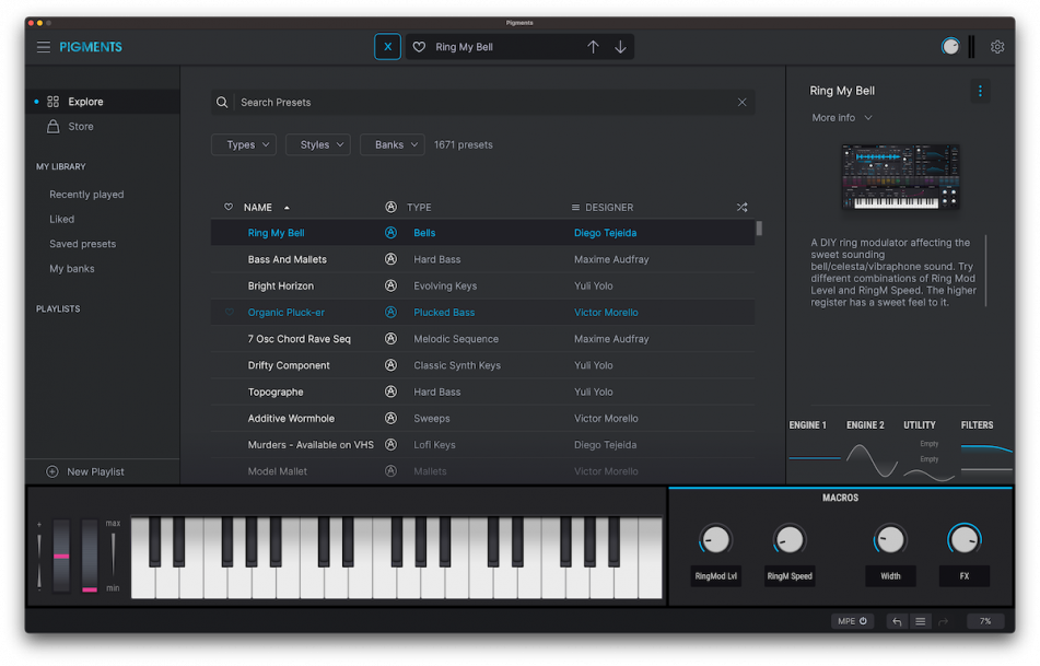arturia pigments polyphony