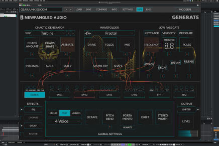 Gearjunkies video – Sensel Morph MPE MIDI controller and Newfangled Generate