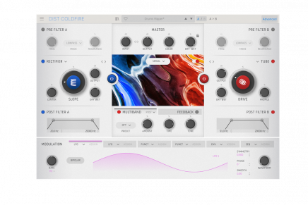 Arturia unleashes Dist COLDFIRE distortion effect
