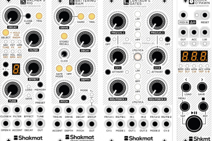 Shakmat annouces four new eurorack modules