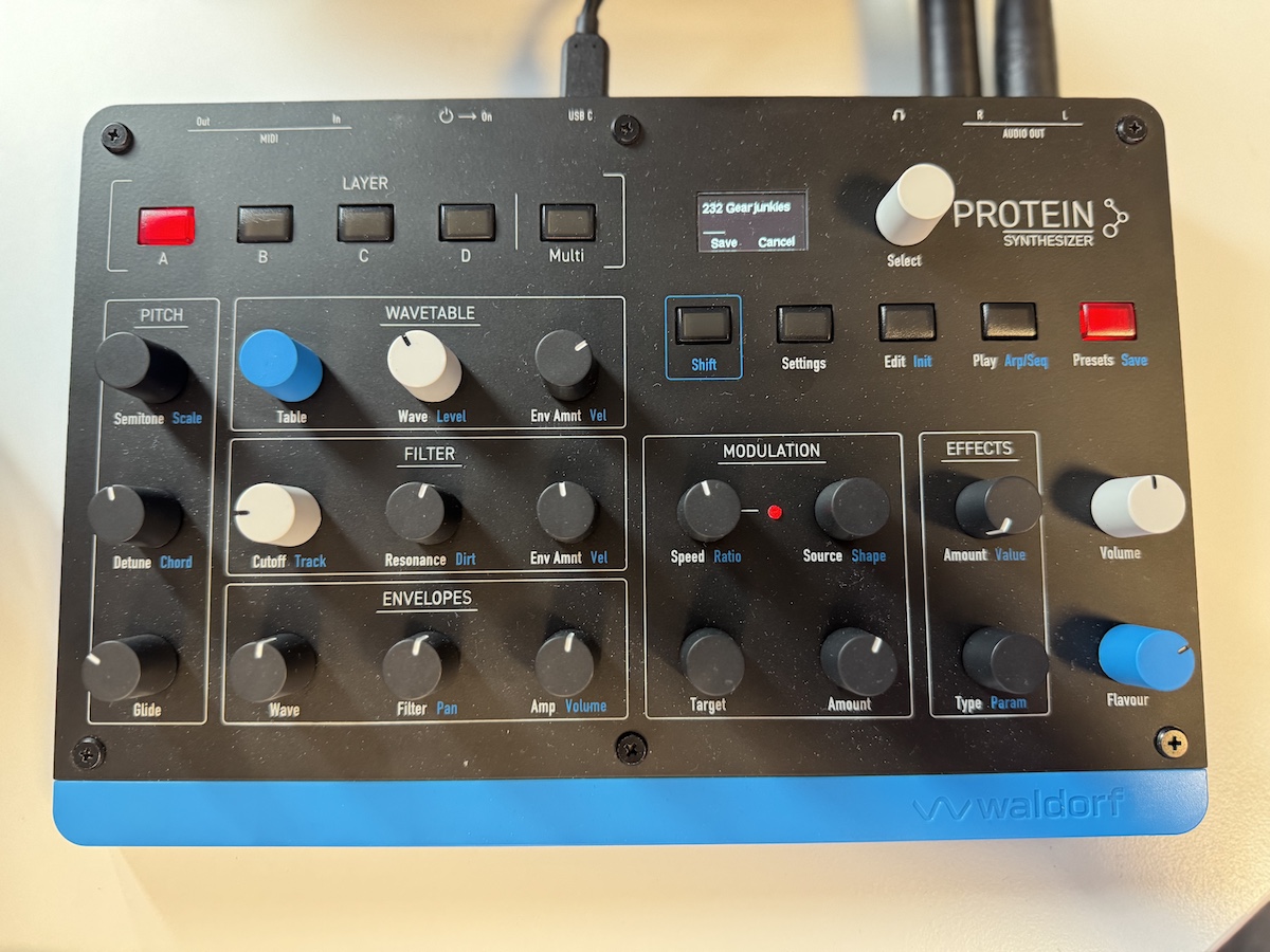 Gearjunkies review: Waldorf Protein synthesizer - Gearjunkies